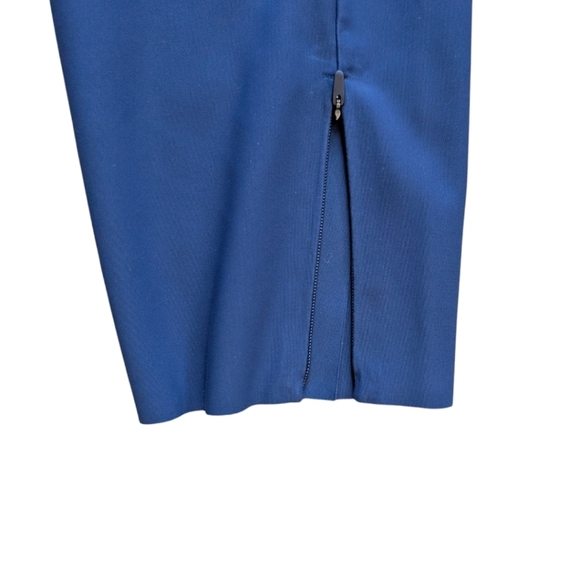 Athleta Stellar Tight Pants Enchanted Blue Ankle Zippers Women's size 12 Petite - Picture 7 of 14